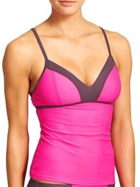 Athleta Colorblock Tankini Top